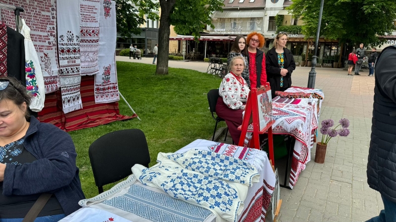 У центрі Вінниці відбувся флеш-моб до Дня вишиванки (Фоторепортаж)