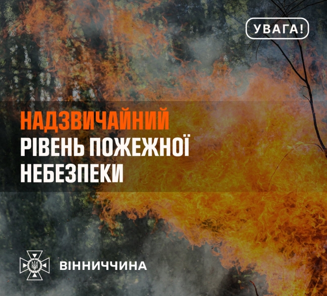 Вінничан синоптики попередили про пил з Каспію, а рятувальники – про пожежну небезпеку