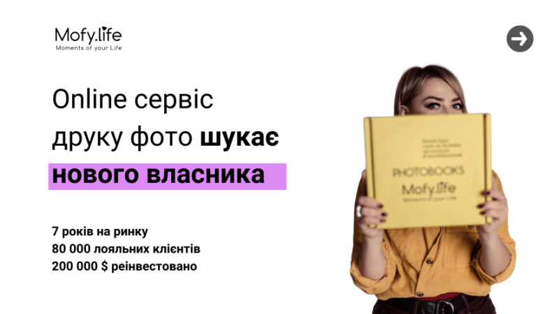 Продається добре налагоджений сервіс онлайн-друку фотографій