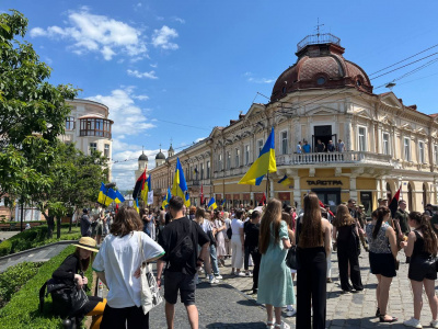 У центрі Чернівців знімають фільм  про Карпатську Україну