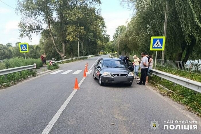 На Хмельниччині встановлюють обставини ДТП, у якій травмувався 10-річний хлопчик