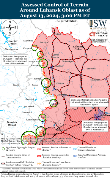 ЗСУ відновили позиції біля Сіверська і просунулися в Запорізької області