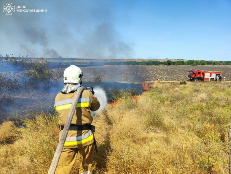 На Миколаївщині за добу сталось майже 40 пожеж, - ФОТО