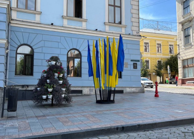 Синьо-жовті стрічки на тролейбусах та автобусах: як прикрасили Чернівці в День Прапора - фото та відео