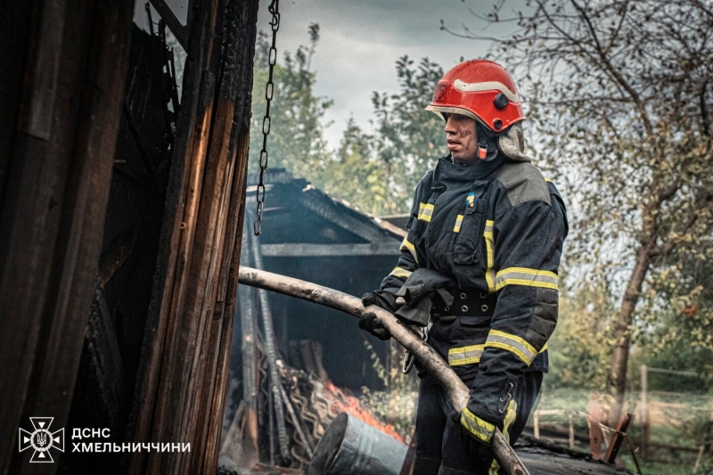 Рятувальники Хмельницької громади зупинили поширення пожежі у селі Копистин