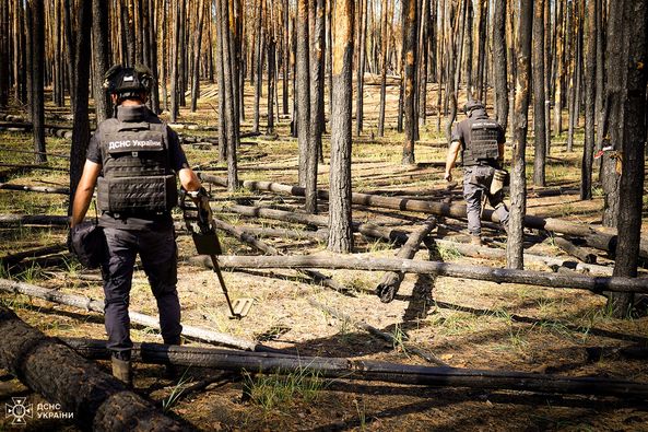 На Донеччині триває чергове відрядження закарпатських піротехніків