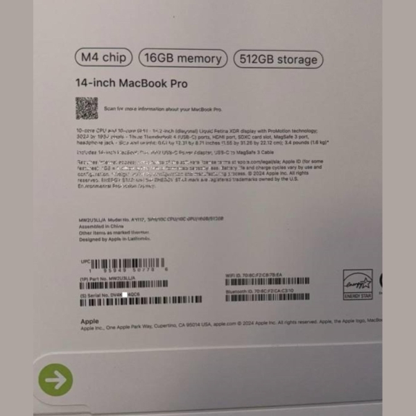 Неанонсований Apple MacBook Pro з процесором M4 продають в Facebook