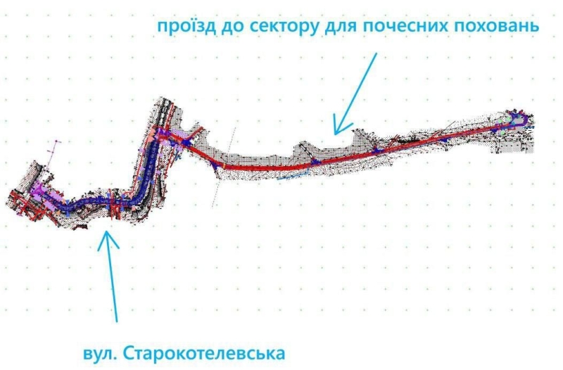 Полтава уклала договір на капремонт дороги до Затуринського кладовища: вартість 50 млн грн