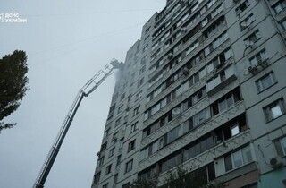 Нацгвардійці показали ворожий дрон, який збили з кулемета над Києвом