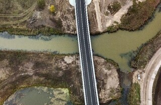 На Київщині відбудовано міст через річку Здвиж, зруйнований на початку війни (фото)