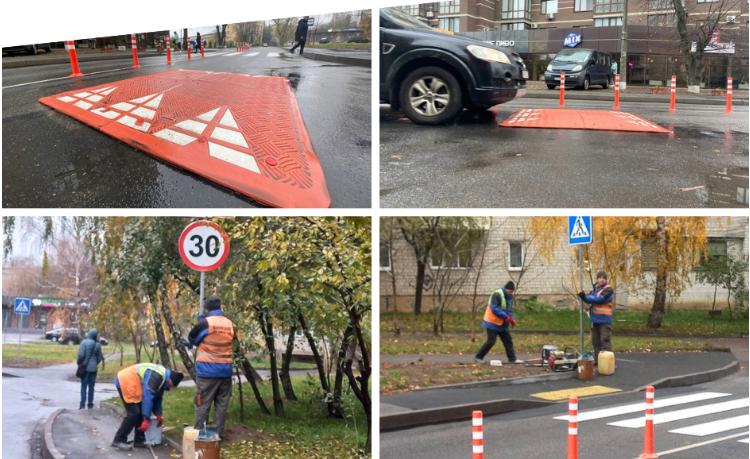 «Берлінські подушки» встановили по вулиці Антонова у Вінниці