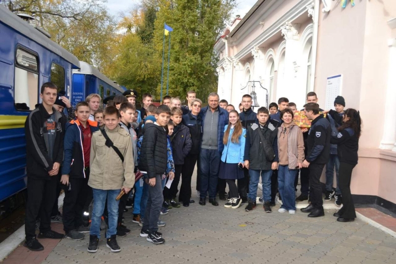 Дитяча залізниця у Дніпрі завершила літній сезон