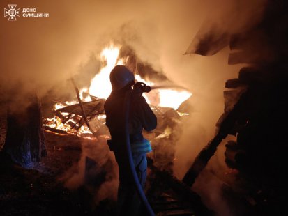 На Сумщині на пожежі загинув господар будинку