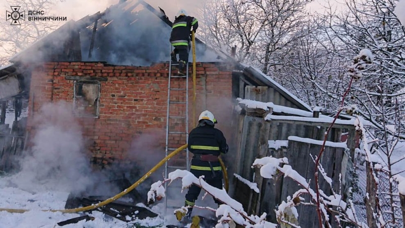 На Вінниччині сталося шість пожеж