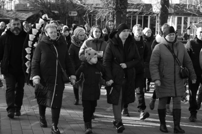 У Луцьку попрощалися з Богданом Войтюком, який загинув більше року тому