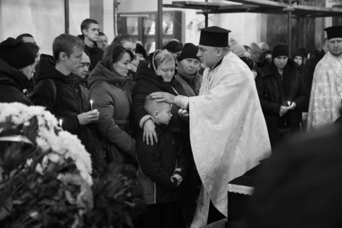 У Луцьку попрощалися з Богданом Войтюком, який загинув більше року тому