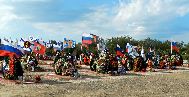 В Алушті поховали загиблого на війні з Україною російського військового