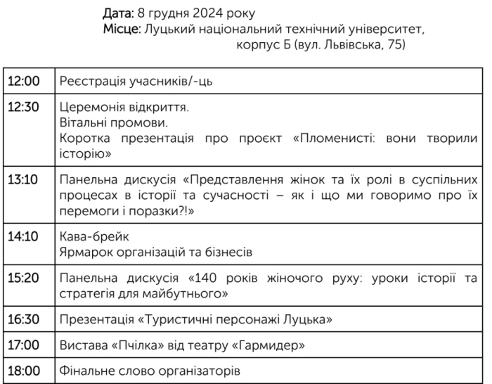 Перший на Волині: у Луцьку відбудеться фестиваль жіночого руху «Пломенисті»