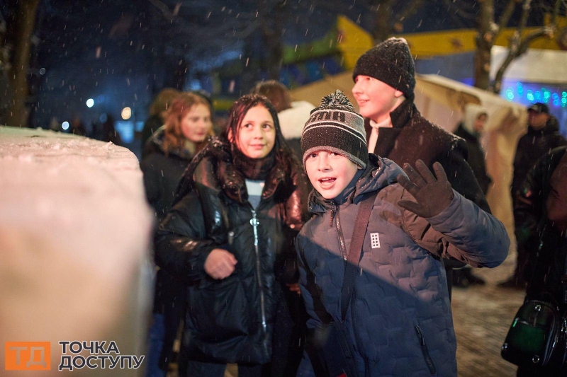 У Дендропарку в Кропивницькому відкрили новорічну ялинку