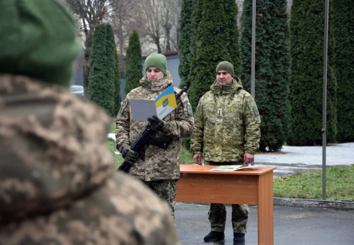 У Луцьку військові, які вирішили захищати українські кордони, присягнули на вірність