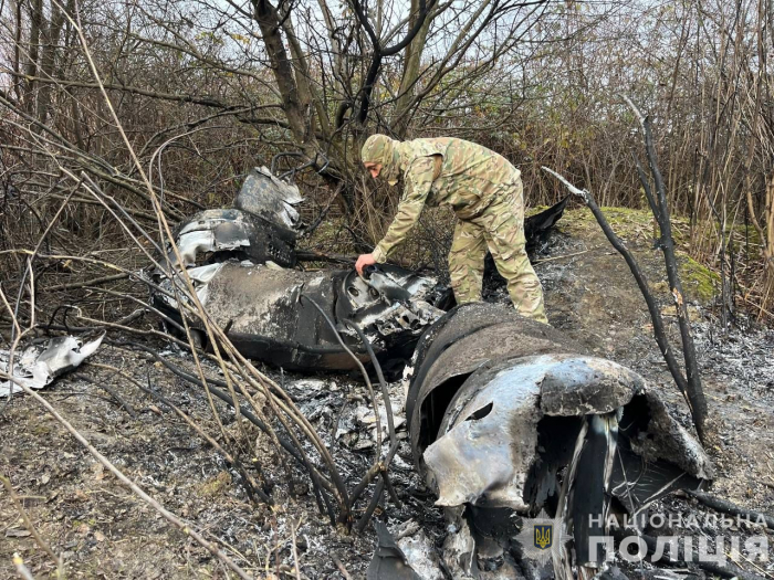 Вибухотехніки поліції Закарпаття знешкодили залишки ворожої ракети з боєкомплектом на Мукачівщині