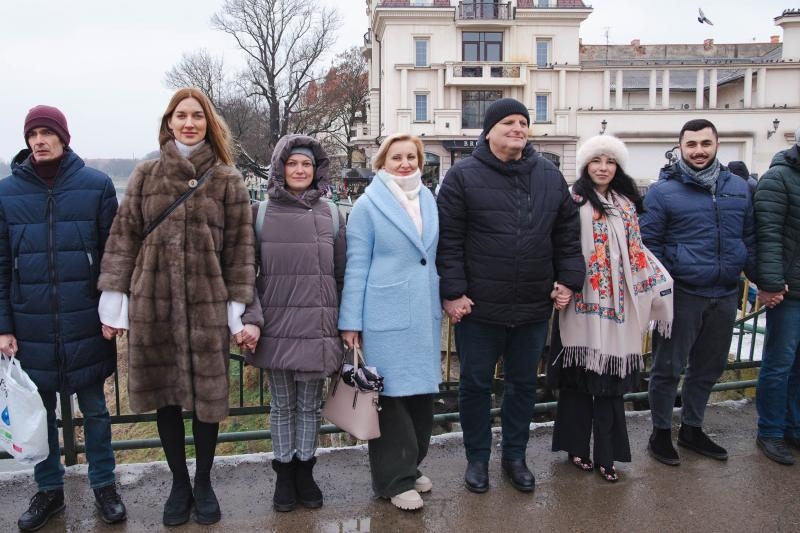 Береги річки Уж сьогодні, у День Соборності України, з’єднав «Живий ланцюг»