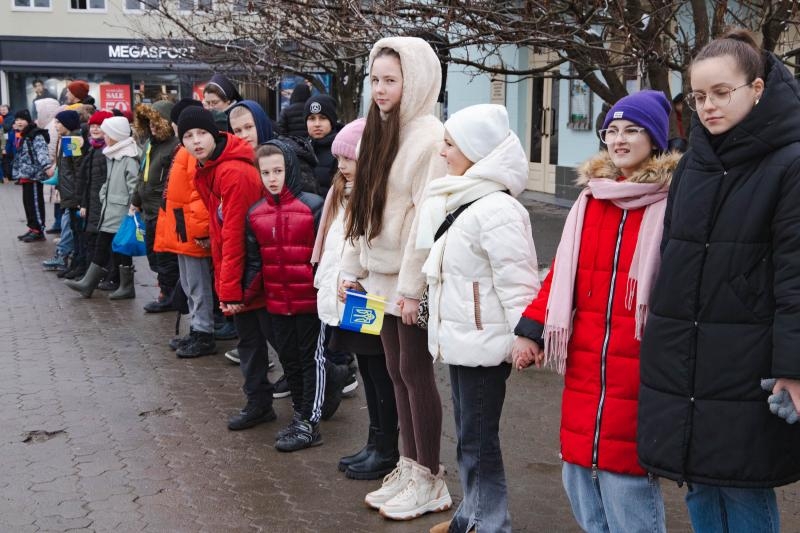 Береги річки Уж сьогодні, у День Соборності України, з’єднав «Живий ланцюг»