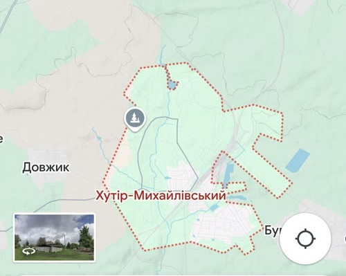 На Google Maps тепер замість Дружби на Сумщині – Хутір Михайлівський