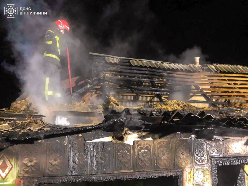 На Вінниччині під час пожежі загинув чоловік