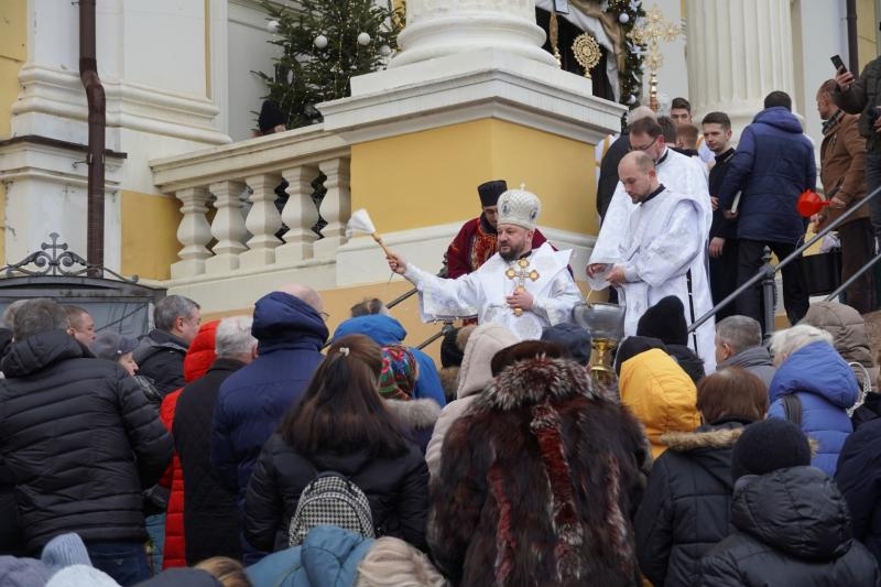 Одне з найбільших релігійних свят – Богоявлення Господнє  –  відзначили в Ужгородському греко-католицькому кафедральному соборі