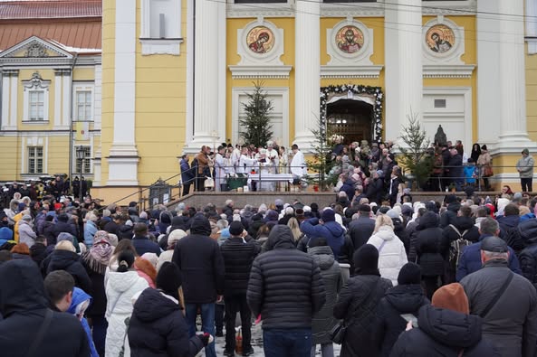 Одне з найбільших релігійних свят – Богоявлення Господнє  –  відзначили в Ужгородському греко-католицькому кафедральному соборі