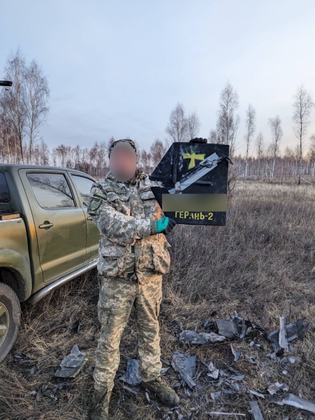 У новорічну ніч бійці вінницької бригади збили два «Шахеди»