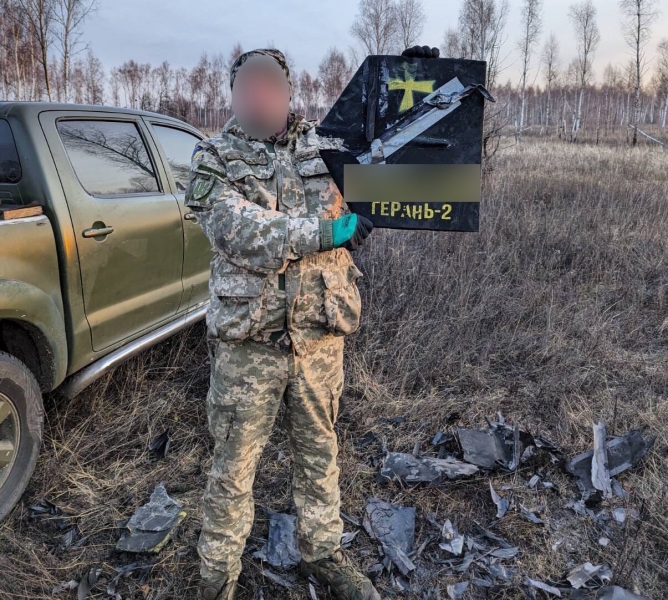 У новорічну ніч бійці вінницької бригади збили два «Шахеди»